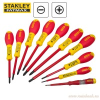 Set 10 surubelnite izolate 1000V stanley FatMax, 0-62-573