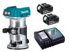 Masina de frezat verticala cu acumulatori Li-Ion 18V~3.0Ah  DRT50RFEX3 Makita